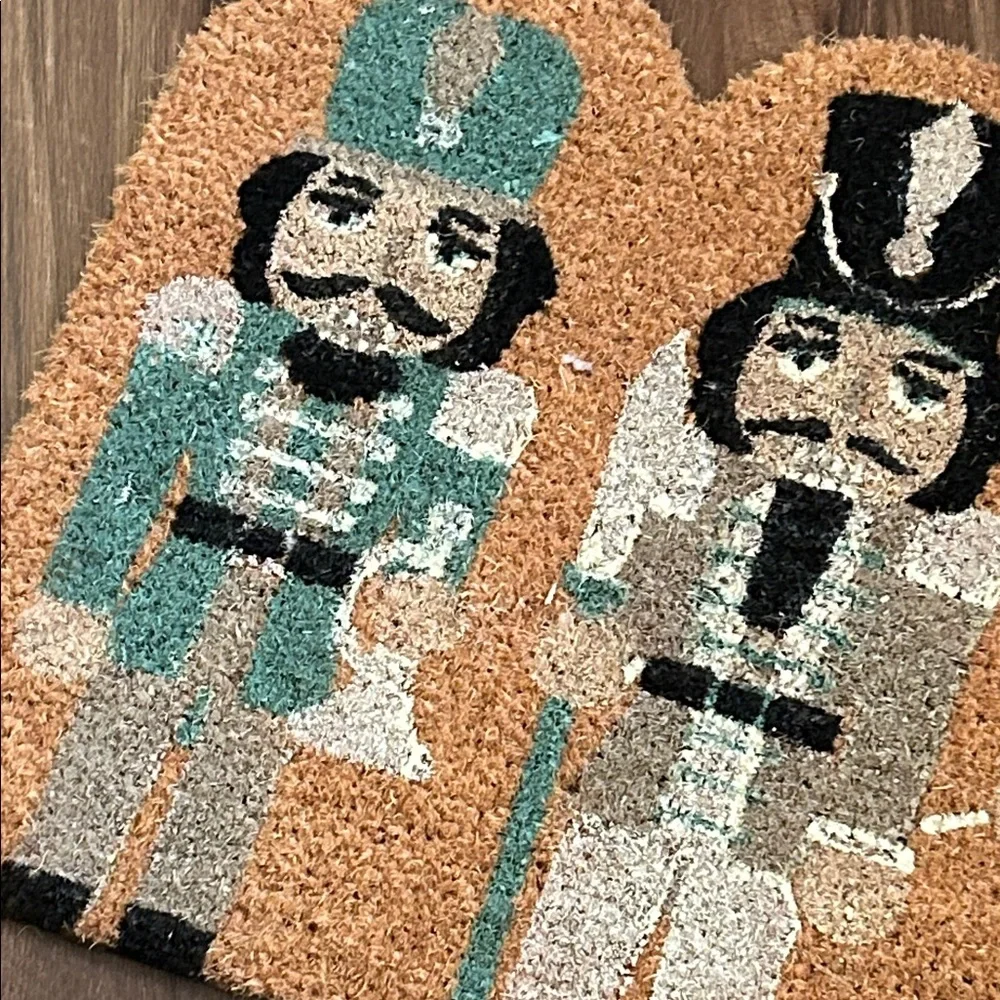 NEW! Vintage Inspired Nutcracker Ballet Outdoor Coir Christmas Holiday Doormat